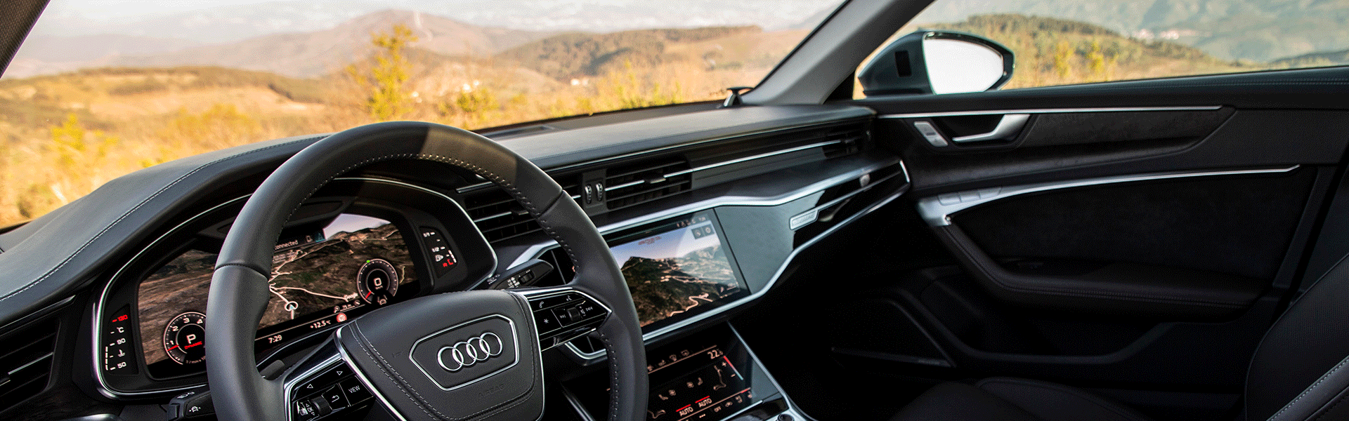 Audi connect Dienste und Funktionen: Naviagtion und Infotainment bringt WLAN in Ihr Auto; Interieur mit MMI